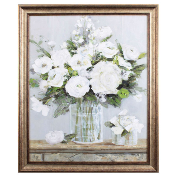 Red Barrel Studio® Cottage Whites by Sally Swatland Picture Frame